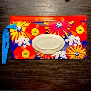 NWOT HUGGIES Clutch N Clean Baby Wipes Reusable Refillable Travel Pouch